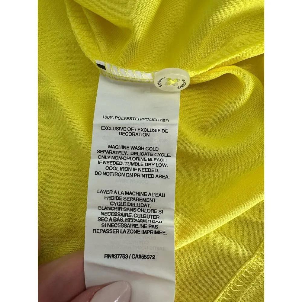 Callaway Opti-Dri Yellow Men's Golf‎ Polo Shirt Size Small Collared Short Sleeve